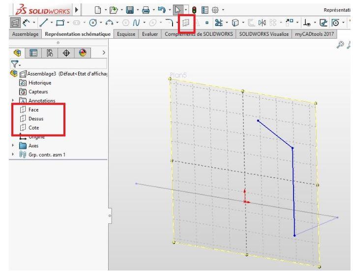 Hinzufügen der schematischen Darstellung SOLIDWORKS