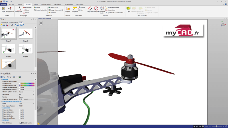 Screen - Solidworks composer